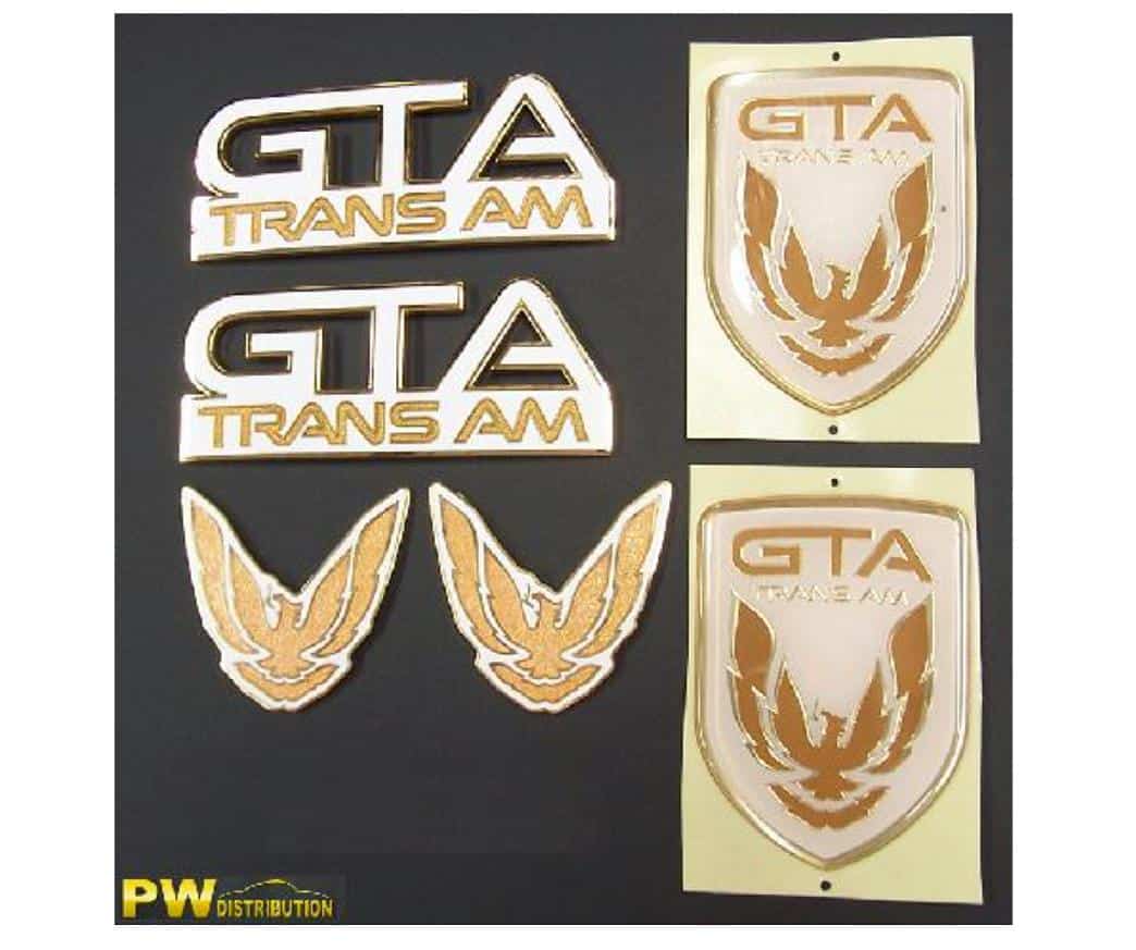 91-92 GTA Emblem Kit - White